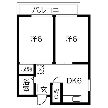 エクセル大橋の物件間取画像